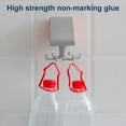 thumbnail image 3 of 360 Degree Rotating Storage Rack Adhesive 6 Storage Rack Hooks Bathroom Hanger Kitchen Gadgets Organizer, Gray, 3 of 6