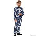 thumbnail image 4 of Whosucclay Basketball Gear Print Boys Suit, Polyester Formal Wear Outfit for Ceremony Wedding Prom, Elastic Adjustable Waist Elastic Waist Single Button Front, 4 of 10