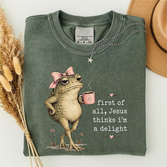 HD HANDICHI DESIGN Jesus Thinks I'm a Delight Cotton Unisex T-Shirt