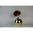 thumbnail image 3 of Skywin Convex Mirror Vase Gold Cubicle Decorations with Flower - 3.9 x 3.9 x 4 in Cubicle Mirror, Desk Mirror to See Behind You - Aesthetic Office Cubicle Accessories, Office Cubicle Decor Organizer, 3 of 7