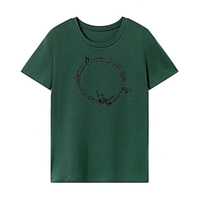Camiseta para mujer con cuello redondo, camiseta básica para mochilero de vacaciones, regalo para mujer S