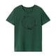 thumbnail image 1 of Camiseta para mujer Camiseta básica Ajuste regular Cuello redondo Camiseta para vacaciones Calle Mujer L, 1 of 7