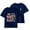 Navy, variant on Utoimkio Kids Boys Girls Floral Print Short Sleeve T-Shirts Summer Casual Crewneck Tee Tops for Boys Girls 3-14 Years