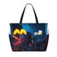 thumbnail image 1 of Fotbe Spooky Halloween Night Scene Bolsa de Viaje para Playa - Resistente al Agua, Bolsa Tote de Gran Capacidad y Ligera con 7 Bolsillos para Mujeres y Hombres, 1 of 7