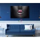 thumbnail image 5 of Cuadro Decorativo Sublimado En Tela Boca Con Labios Rosa, 5 of 5