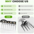 thumbnail image 5 of Iron Weeding Rake 2.0, 2025 Upgrade 5/6/7/8 Teeth Carbon Steel Garden Weeder Rakes, Iron Rake for Gardening and Weedings, Heavy-Duty Garden Hand Weeder Puller Tool for Yard Lawn and Garden (5 Teeth), 5 of 7