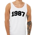 thumbnail image 2 of 1987 College Style Tank Top Unisex X-Large White, 2 of 5