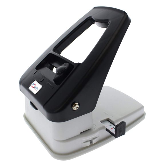 Perforadora 3 en 1 para credenciales Bodno, tarjetas PVC negras