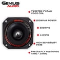 thumbnail image 1 of Genius Audio GPRO-T09 1", 35 Watts RMS - 150 Watts Max, Pro Audio Tita, 1 of 2
