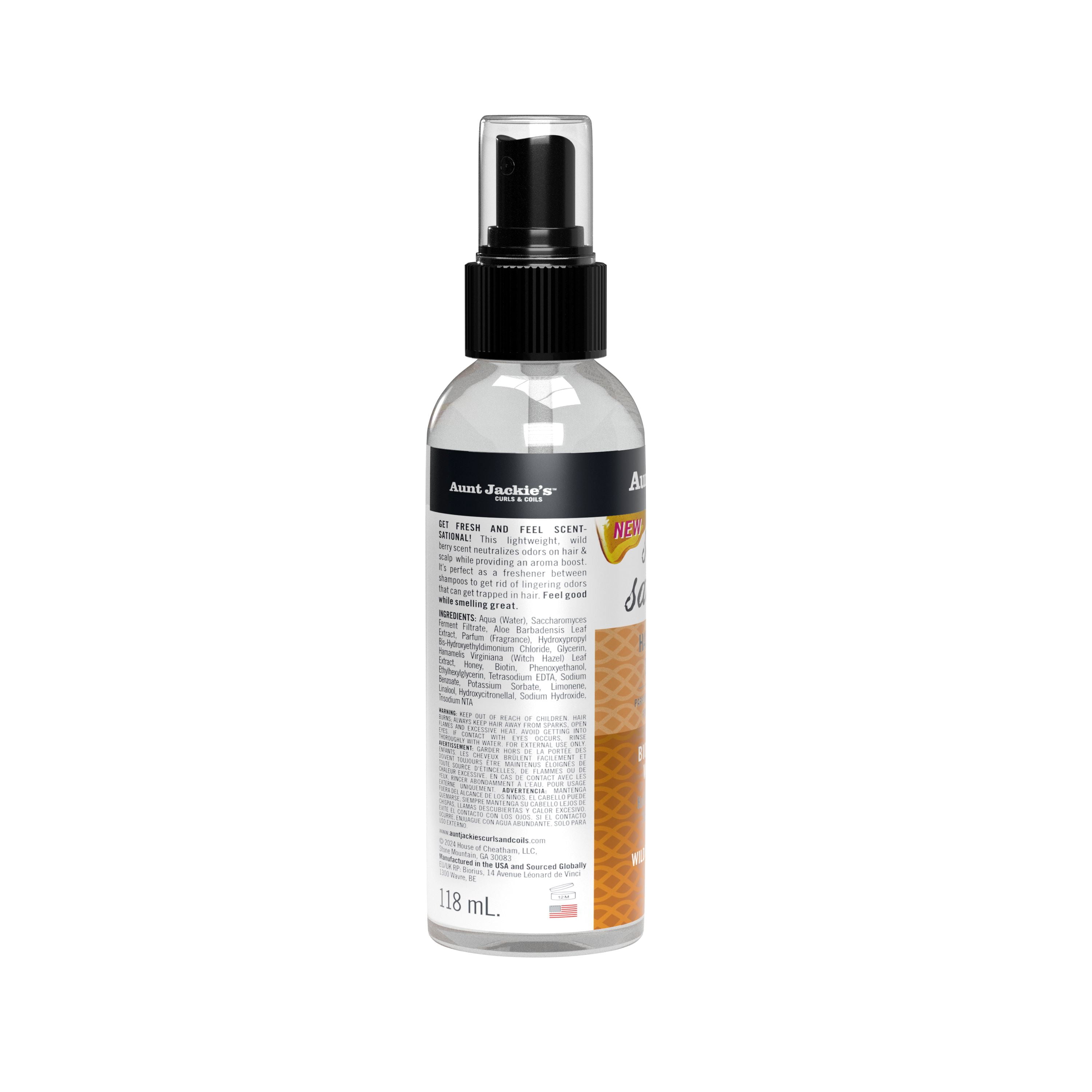 Aunt Jackie’s Braid and Twist Collection Scentsational Hair Perfume & Deodorizer, 4 fl oz