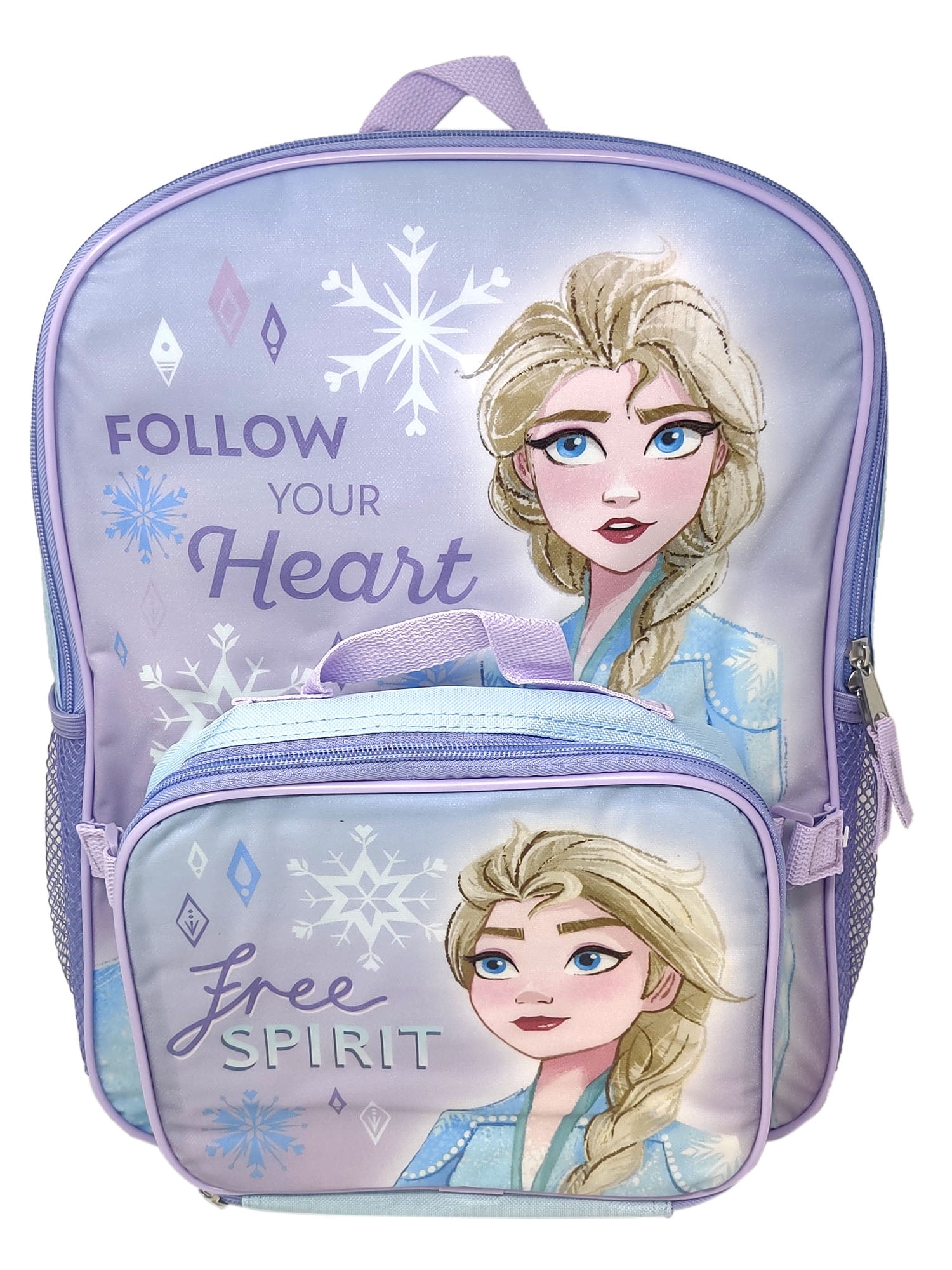 Hijsen Invloed onvoorwaardelijk Disney Frozen Backpack & Detachable Lunch Bag Insulated 2-Piece Set 16"  Full Size - Walmart.com