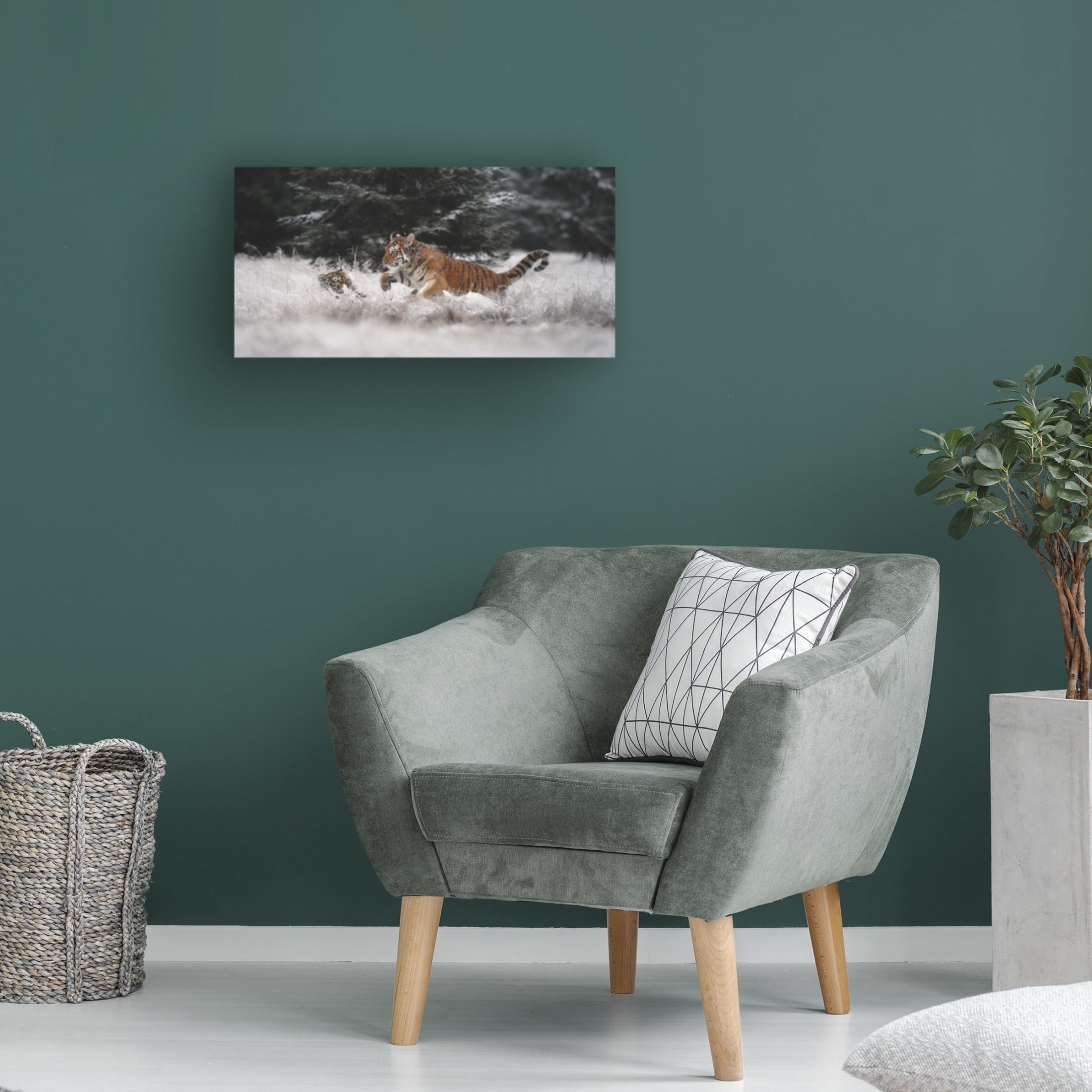Trademark Fine Art Michaela Firesova Joy On The Snow Canvas Wall Art