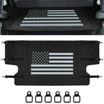 Fit For 2007-2018 Jeep wrangler JK JKU 4 Doors Rear Trunk Cargo Shade Cover