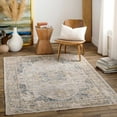 thumbnail image 2 of BoutiqueRugs Tuganay Traditional Area Rug - Mustard, Teal, Blue - 7'10" x 10'2", 2 of 9