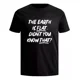 thumbnail image 1 of Playera Camisa Suga The Earth Is Flat Didnt You Bts Yoongi, 1 of 4
