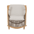 thumbnail image 6 of Tcbosik 2 Pack Outdoor Rattan Rocking Chairs with Cushions, High Back Rocker with Woven Backrest and Metal Frame, Lounge Chair for Garden, Porch, Patio, Backyard, Maple, 6 of 9