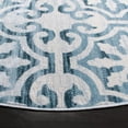 thumbnail image 3 of SAFAVIEH Martha Stewart Isabella Jervis Clover Area Rug, Navy/Ivory, 6'7" x 6'7" Round, 3 of 11