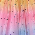 thumbnail image 7 of Godom Girls Denim Tutu Skirt 3T-10T Glitter Print Star Tulle Princess Party Dress,Pink, 7 of 7