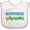 White and Pink, variant on Inktastic Future Ironworker in Training Boys or Girls Baby Bib