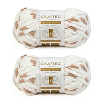 Crafted by Catherine Tan Spot On Chenille Super Bulky Yarn, 56 yards, 7oz/200g (2 Pack)