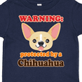 thumbnail image 4 of Inktastic Protected by a Chihuahua Boys or Girls Toddler T-Shirt, 4 of 5