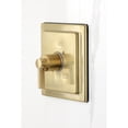 thumbnail image 3 of Kingston Brass KB5897NDL NuvoFusion Single-Handle Pressure Balanced Tub and Shower Faucet, Brushed Brass, 3 of 7