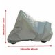 thumbnail image 2 of Riwesomey Impermeable a prueba de polvo sol lluvia nieve cubierta completa de motocicleta Anti motores de protección Scooter cubierta de bicicleta Accesorios para motos, 2 of 6