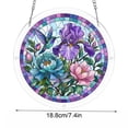 thumbnail image 3 of Beautynvta Acrylic Puzzle Suncatcher Window Hanging, 83 Pieces Sun Catcher Acrylic Puzzles, DIY Suncatchers Puzzles, Home & Garden Decor, 7.4'', (Flowers), 3 of 9