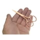 thumbnail image 4 of Tijeras de aseo profesionales multicolores para el cuidado personal, depilación facial y oreja, nariz, cejas, tijeras de punta fina y recta de acero inoxidable de 3,9 pulgadas (negro), 4 of 4