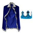 thumbnail image 1 of Robe Cosplay Disfraz de Halloween Preescolar Vestir con Crown Role Azul Yuyangstore Disfraz de niños, 1 of 8