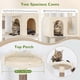 thumbnail image 5 of Árbol para Gatos Globlazer Resistente de 72 pulgadas para Gatos Grandes Beige, 5 of 8