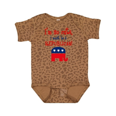 

Inktastic So Cute Republican Gift Baby Boy or Baby Girl Bodysuit