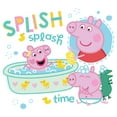 thumbnail image 2 of CafePress - Peppa Pig: Splish Splash - 16 Ounce Classic Clear Insulated Double Wall Tumbler Cup with Lid Straw , Reusable, 2 of 5