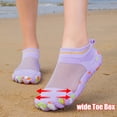 thumbnail image 5 of Wide Toe Barefoot Water Shoes for Men and Women, Quick-Dry Non-Slip Aqua Socks for Beach, Swimming, Hiking, Fishing, Yoga, Surfing and Outdoor Sports, 5 of 9