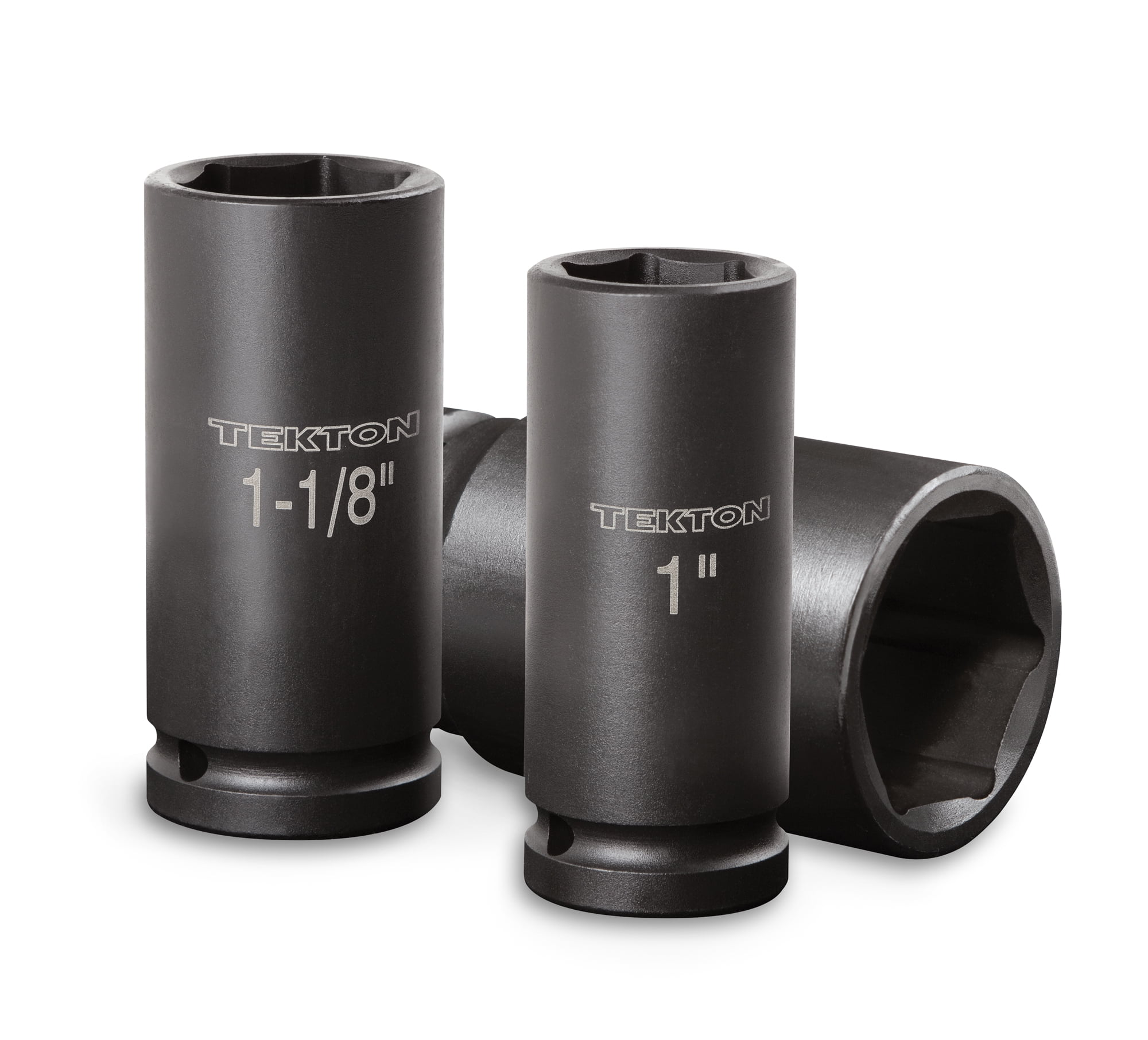 TEKTON 3/4 Inch Drive Deep 6-Point Impact Socket Set with Case, 7-Piece (13/16 - 1-1/2 in.) | 4890
