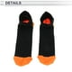 thumbnail image 5 of Calcetines de ciclismo Unique Bargains, de secado rápido, para exteriores, color naranja y negro, tamaño M, neutros y universales, 1 par, combinación de colores, 5 of 6