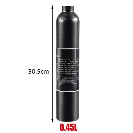 

Aluminum CO2 Air Tank All-in- Explosion-proof 4500Psi PCP Paintball Cylinder