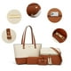 thumbnail image 3 of Set de bolsos YTL de piel sintética a la moda para mujer, 4 piezas, 3 of 6