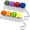 Bright, variant on 2 Pack Keyboard Fidget Toy, Keyboard Fidget Keychain 4-in-1 Keyboard Decompression Button Finger Clicker Toys, Button Stress Relief Fidget Gifts to Relief Stress