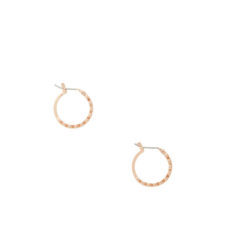 KATE SPADE フルサークルハギーズ Kate Spade New York Earrings Full Circle Huggies Blush Rose