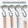thumbnail image 4 of 10Pcs 1.77" Stainless Steel S Hooks For Pots Jewelry Plants & Decorations, 4 of 6