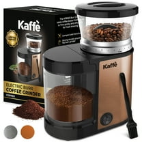 Kaffe KF8023 Burr Coffee Grinder, Spice Grinder. 5.5oz/14 Cup, Copper
