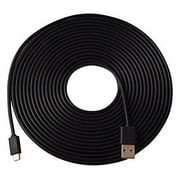OMNIHIL USB Extension 30 FT High Speed 2.0 Micro USB Charging Cable Compatible with Ring Stick Up Cam