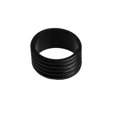 thumbnail image 3 of Anillo de mango de raqueta de tenis Naiovety Silicona 2 piezas Sobregrip deportivo Negro, 3 of 6