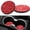 Red, variant on Sparkly Rhinestone PVC Car Cup Coaster, Universal Non-Slip Auto Cup Holder Mat for Women Car Interior Decor, 1 Piece