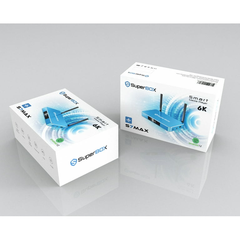 SuperBox S5 Max Premium Edition, Android 12, 4GB RAM, 64GB Storage