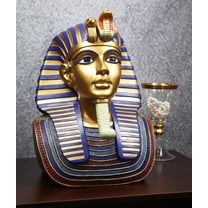 Ebros Large Cobra And Nemes Mask of Pharaoh Egyptian King Tut Bust Figurine 11"H