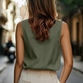 thumbnail image 7 of GUACER Womens Halter V-Neck Tank Tops Casual Sleeveless Blouses for Summer Work & Weekend, 7 of 7