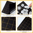 thumbnail image 2 of 6inchx8.9inch Magnetic Spacers with Card Size Grid Cutter Accessories 0.8mm Thick Black Embossing Machine Die Mats, 2 of 6