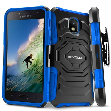 Galaxy J3 (2018) Case, Evocel New Generation Series [Belt Clip Holster] [Kickstand] [Dual Layer] Phone Case for Samsung Galaxy J3 (2018 Release), (Best Galaxy S Series Phone)